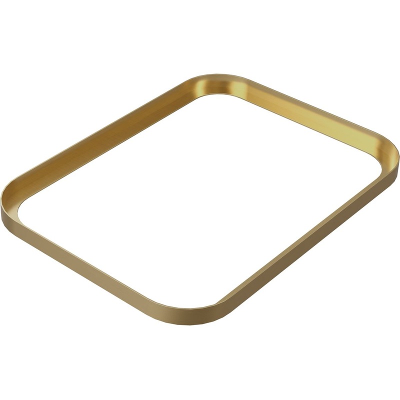 Abode Cava Tablet Basin Plinth – Brushed Brass