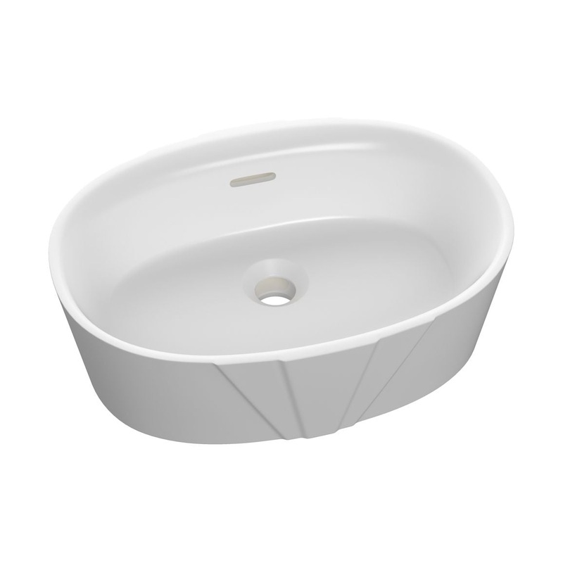 Engleman 460x320mm Resin Washbowl – White
