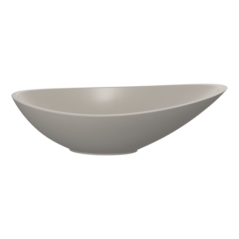 Nibo 564x323mm 0TH Resin Washbowl – Latte