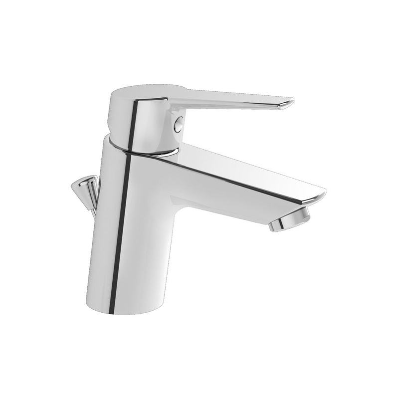 VitrA Solid S Basin Mixer w/Waste Lever – Chrome