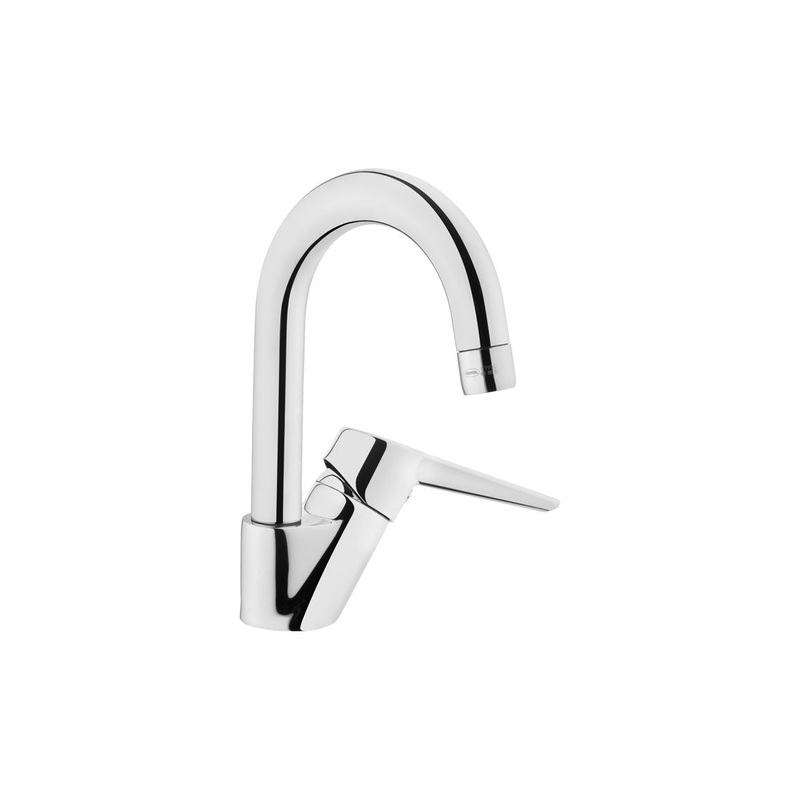 VitrA Solid S Swivel Basin Mixer – Chrome