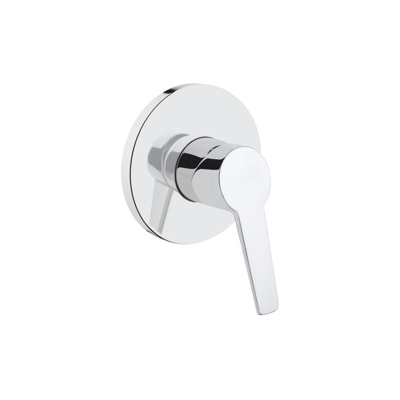 VitrA Solid S Wall Integrated Shower Mixer – Chrome