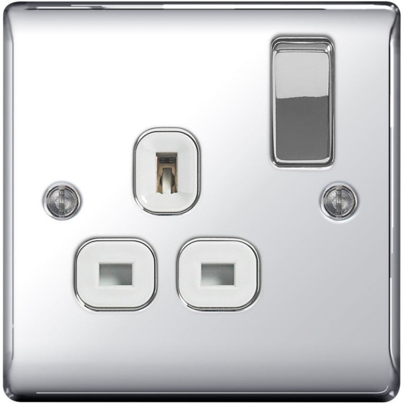 BG Chrome 13a Switched Socket