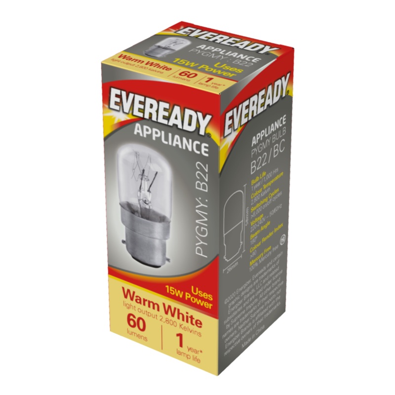 Eveready Pygmy 15W BC Clear Pack 10