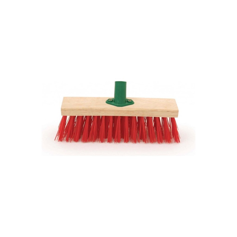 Hill Brush Red PVC Brush Head & Bracket 11.5