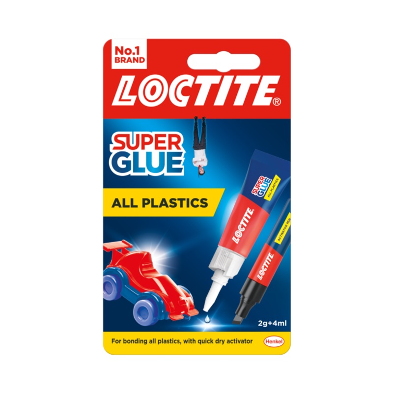 Loctite Super Glue All Plastics 2gm + 4ml