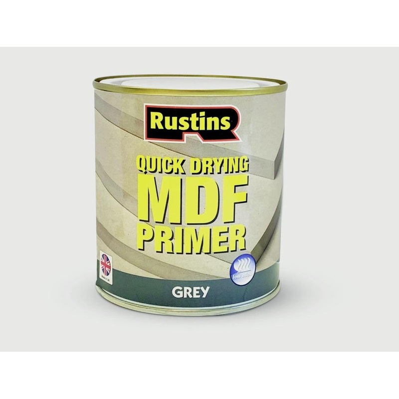 Rustins MDF Primer 250ml|Grey|White