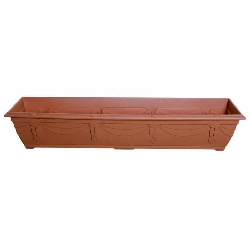 Whitefurze 90cm Venetian Window Box Terracotta