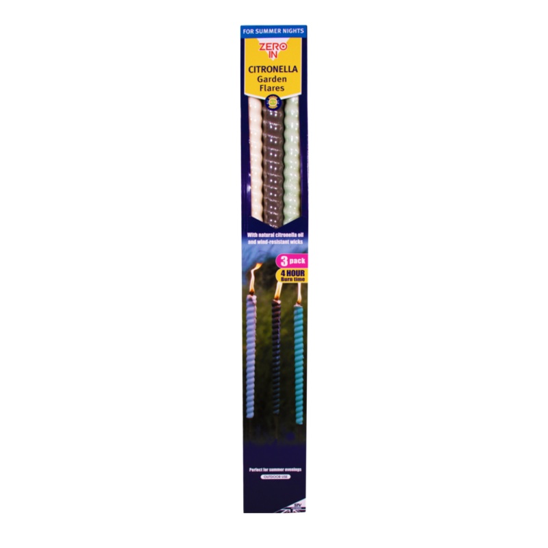 Zero In Citronella Garden Flares
