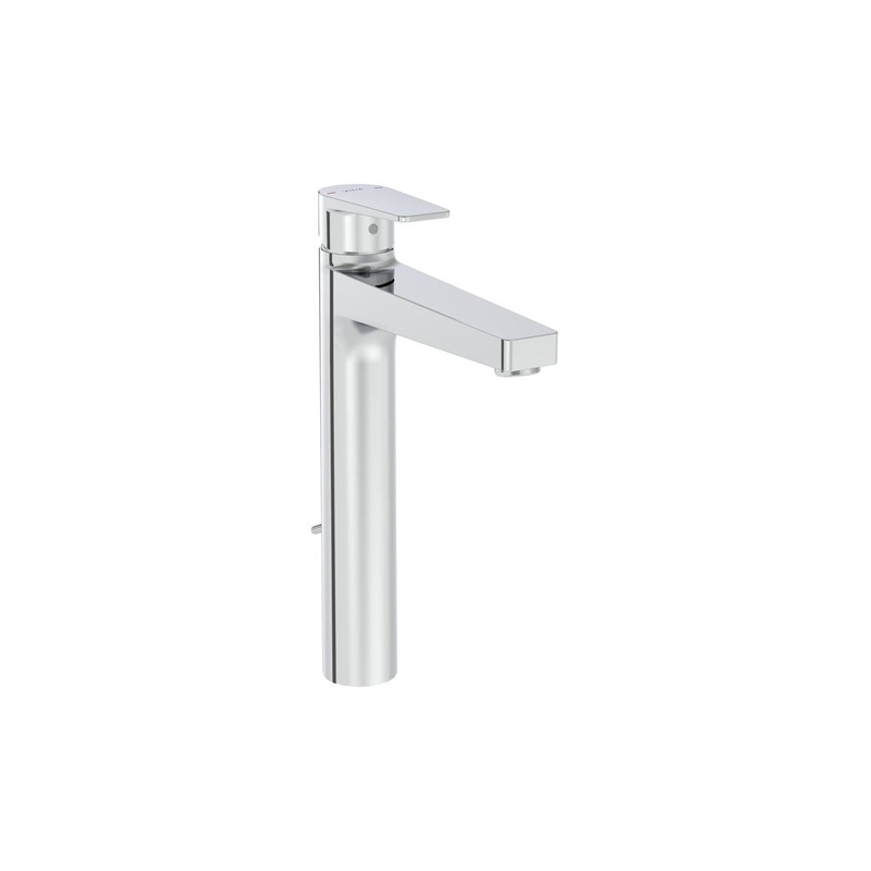 VitrA Flow Square Tall Basin Mixer w/Waste Lever – Chrome