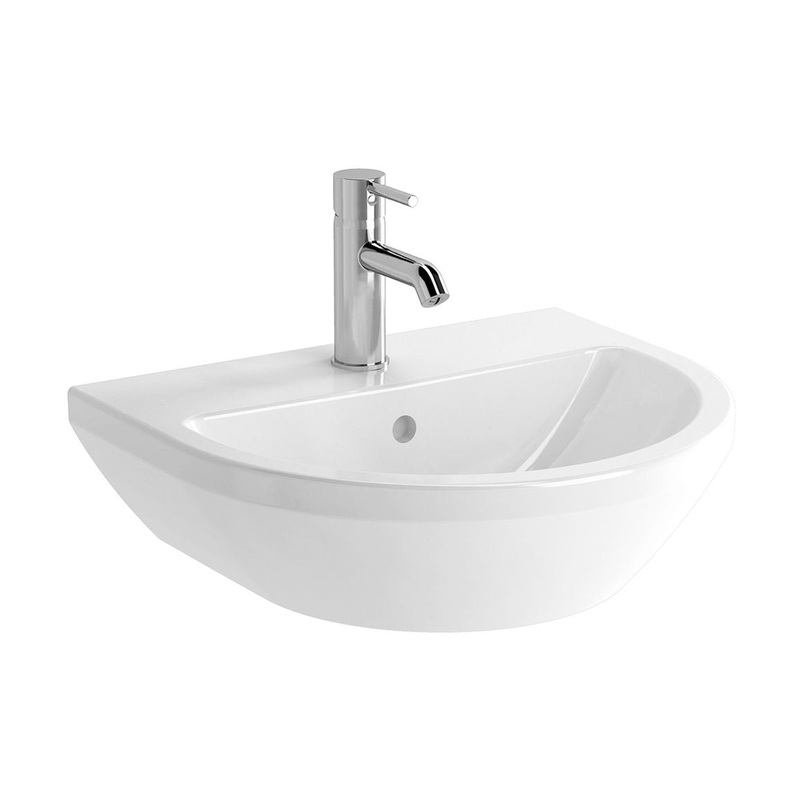 VitrA Integra 495x430mm 1TH Basin w/Overflow – White