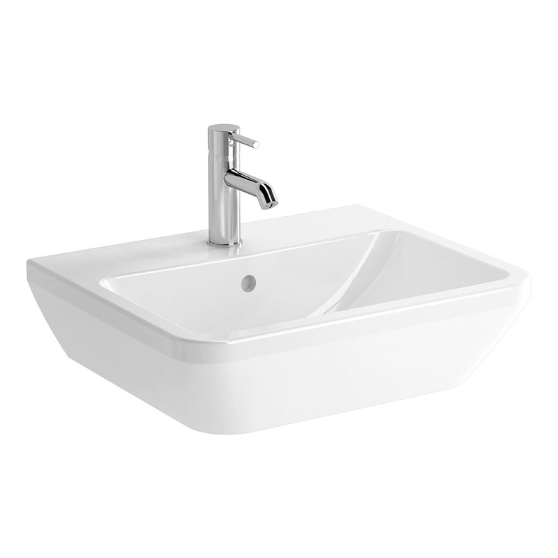 VitrA Integra 550x445mm 1TH Basin w/Overflow – White