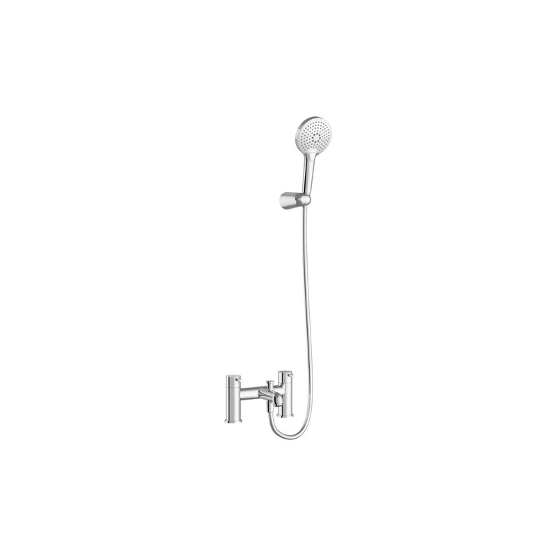 VitrA Minimax S 2-Hole Bath/Shower Mixer – Chrome