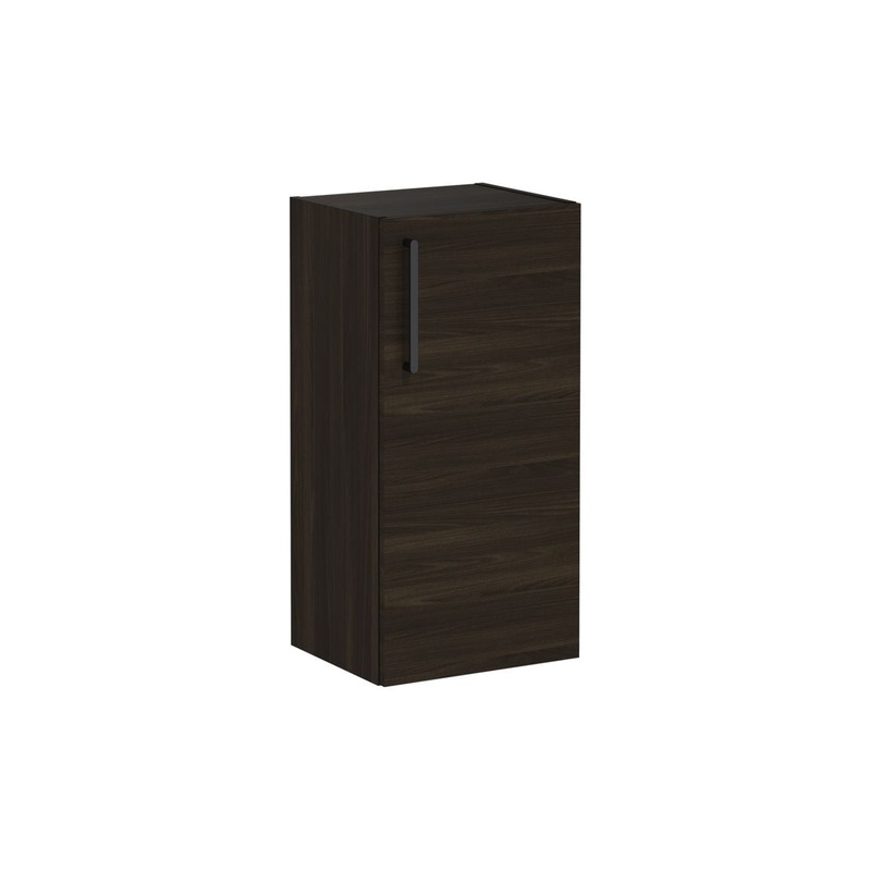 VitrA Root Flat 40cm 1 Door Lower/Base Unit (RH Hinge) – Walnut