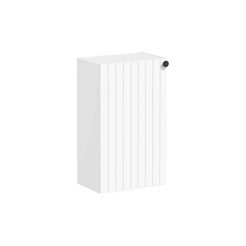 VitrA Root Groove 40cm 1 Door Slim Lower/Base Unit (LH Hinge) – Matt White