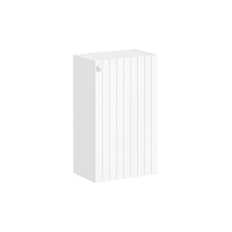 VitrA Root Groove 40cm 1 Door Slim Lower/Base Unit (RH Hinge) – Matt White