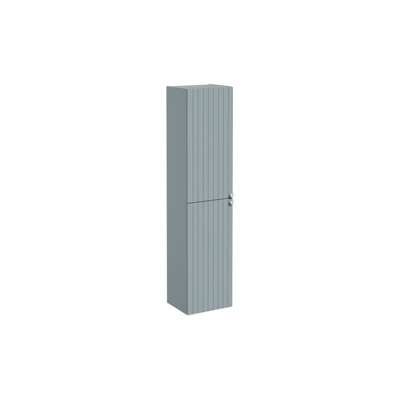 VitrA Root Groove 40cm 2 Door Tall Unit (LH Hinge) – Matt Fjord Green