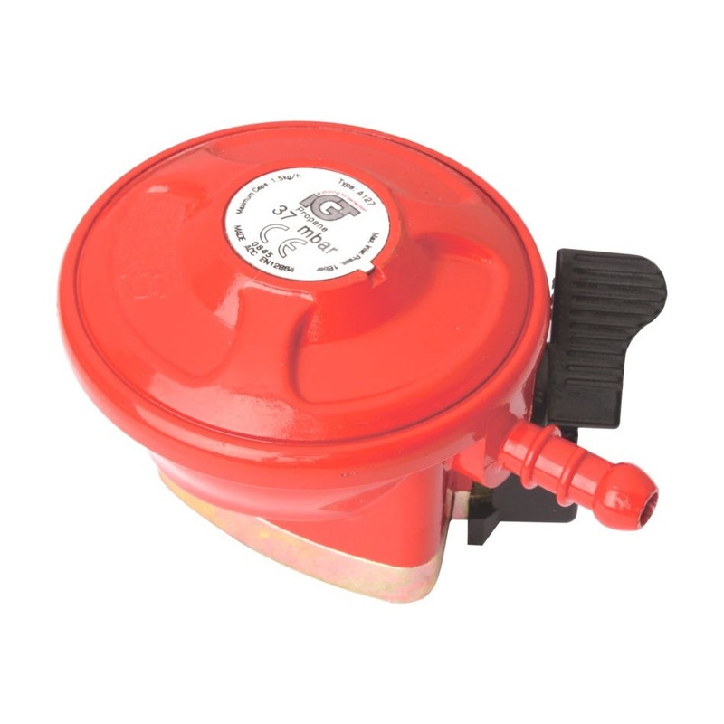 Lifestyle Propane 27mm Clip on Regulator Red
