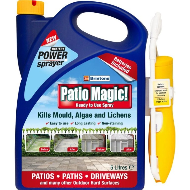 Patio Magic Patio Cleaner|Ready To Use Spray 5L|1L|2.5L|5L
