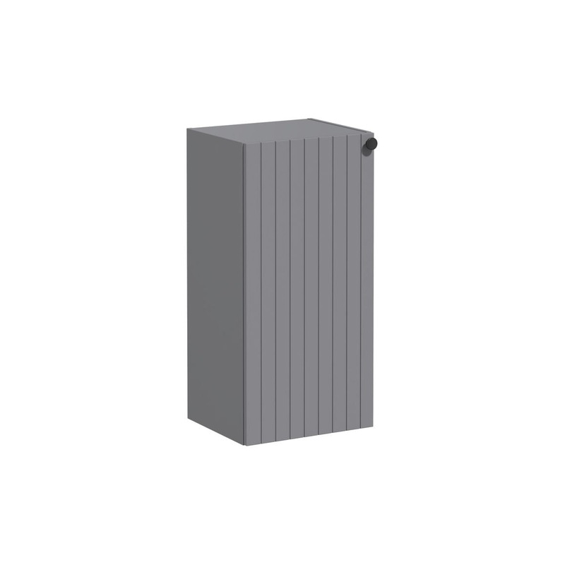 VitrA Root Groove 40cm 1 Door Lower/Base Unit (LH Hinge) – Matt Grey