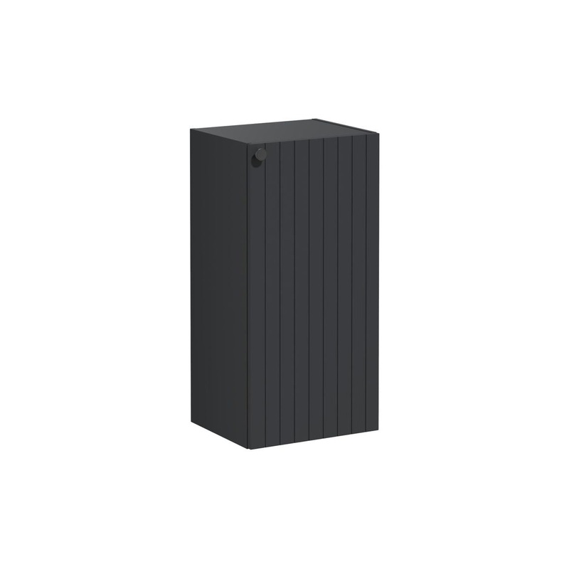 VitrA Root Groove 40cm 1 Door Lower/Base Unit (RH Hinge) – Matt Graphite