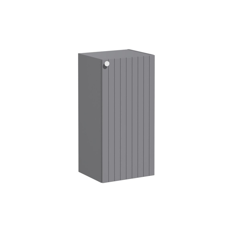 VitrA Root Groove 40cm 1 Door Lower/Base Unit (RH Hinge) – Matt Grey
