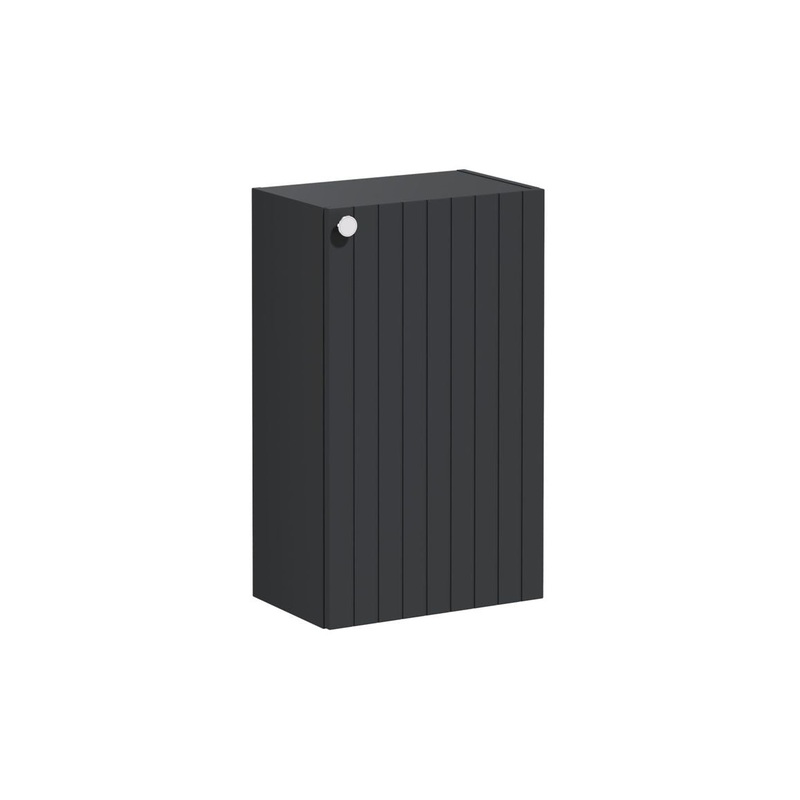 VitrA Root Groove 40cm 1 Door Slim Lower/Base Unit (RH Hinge) – Matt Graphite