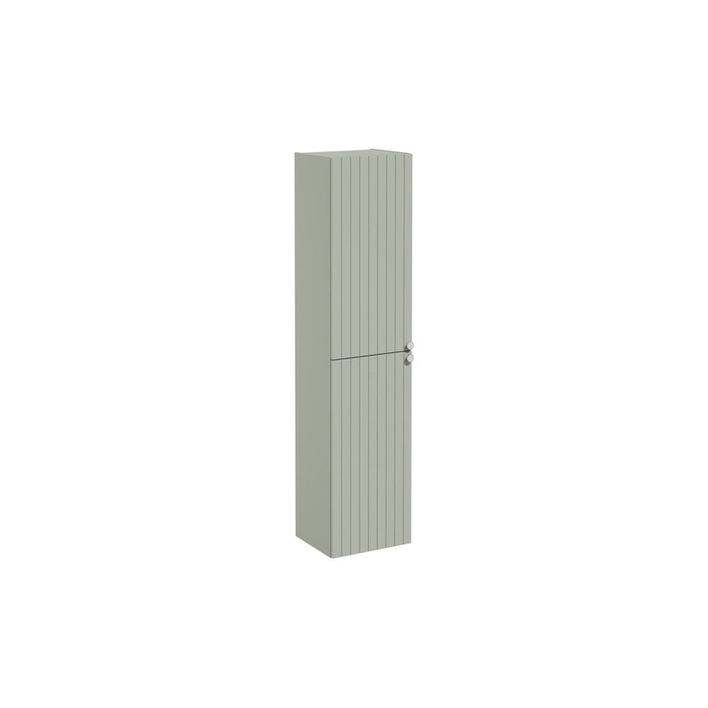 VitrA Root Groove 40cm 2 Door Tall Unit (LH Hinge) – Matt Retro Green