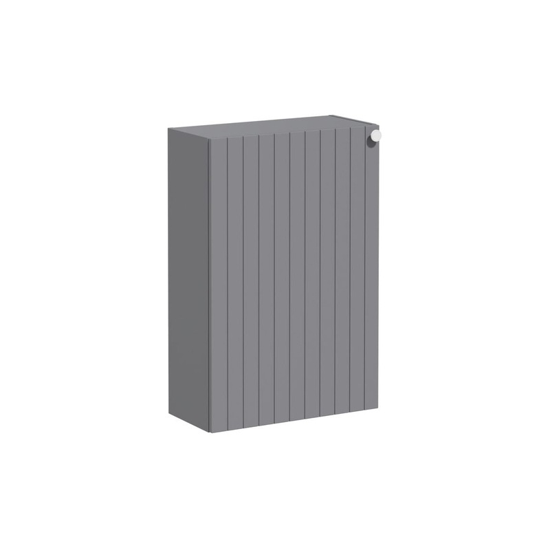VitrA Root Groove 55cm 1 Door Slim Lower/Base Unit (LH Hinge) – Matt Grey
