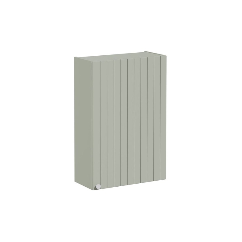 VitrA Root Groove 60cm 1 Door Upper/Wall Unit (RH Hinge) – Matt Retro Green
