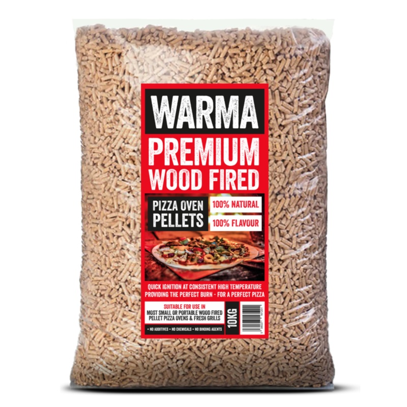 Warma Premium Wood Fired Pizza Oven Pellets  10kg