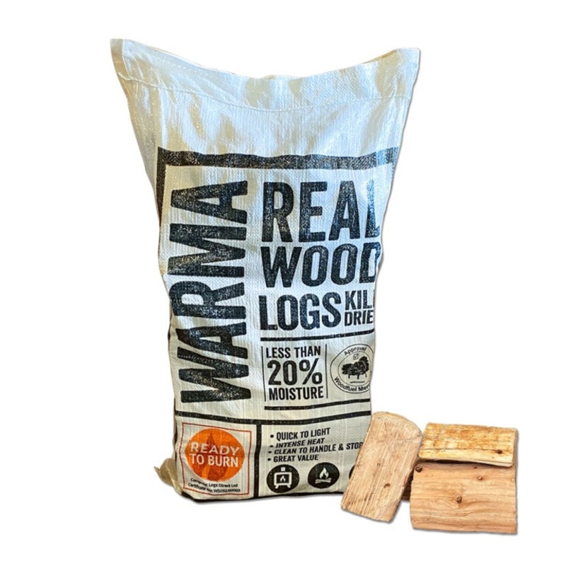 Warma Real Wood Logs  Medium Bag