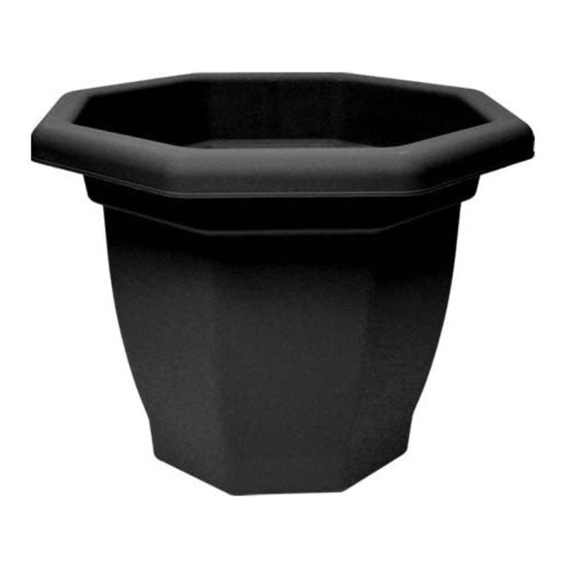 Winchester Octaganol Bell Pot|Ebony 50cm|Ebony 36cm