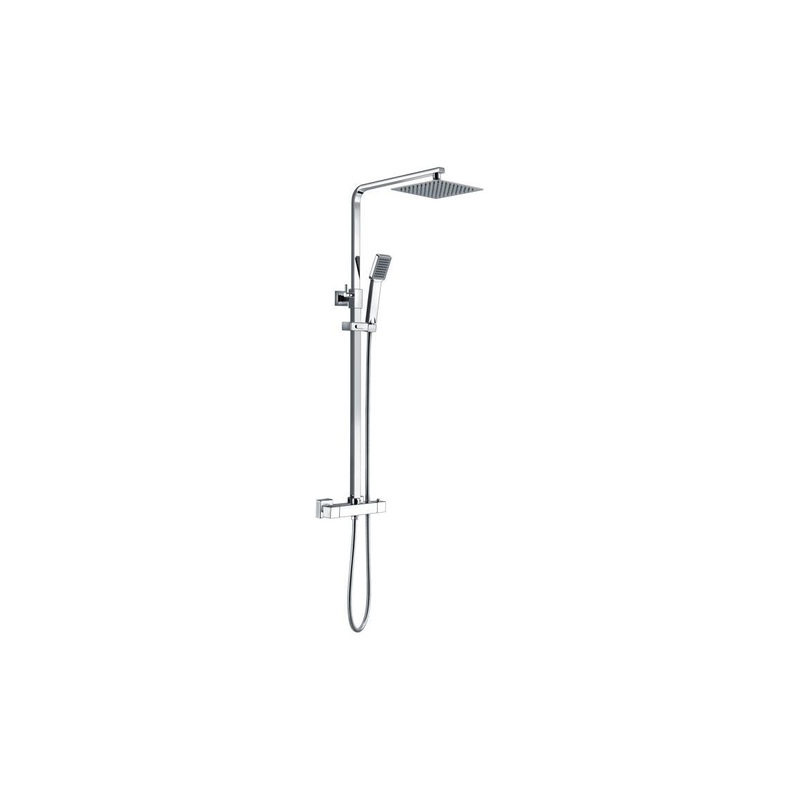 Farley Square Thermostatic Bar Mixer w/Riser Kit – Chrome