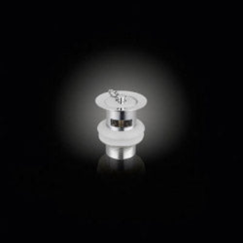 SupaPlumb Plug and Chain Basin Waste With Chrome Plug