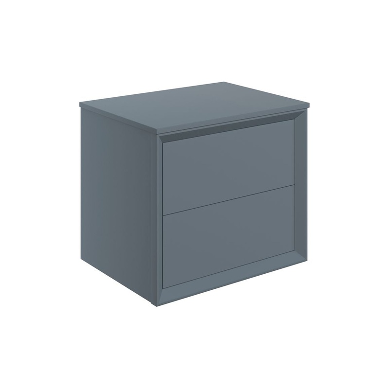 Ripon 600mm Wall Hung 2 Drawer Basin Unit & Top
