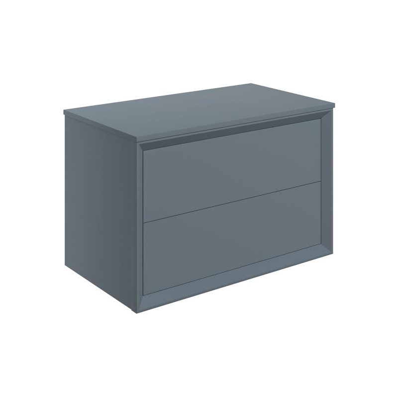 Ripon 800mm Wall Hung 2 Drawer Basin Unit & Top