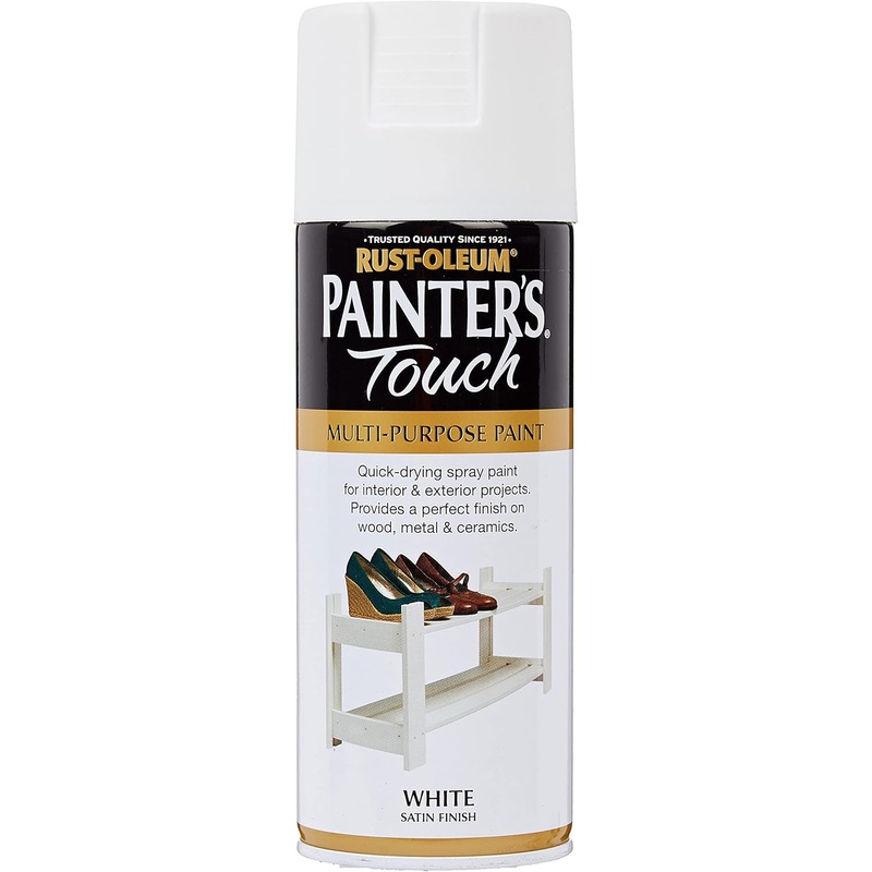 Rustoleum Painter Touch Aerosol Wh/Stn 400ml