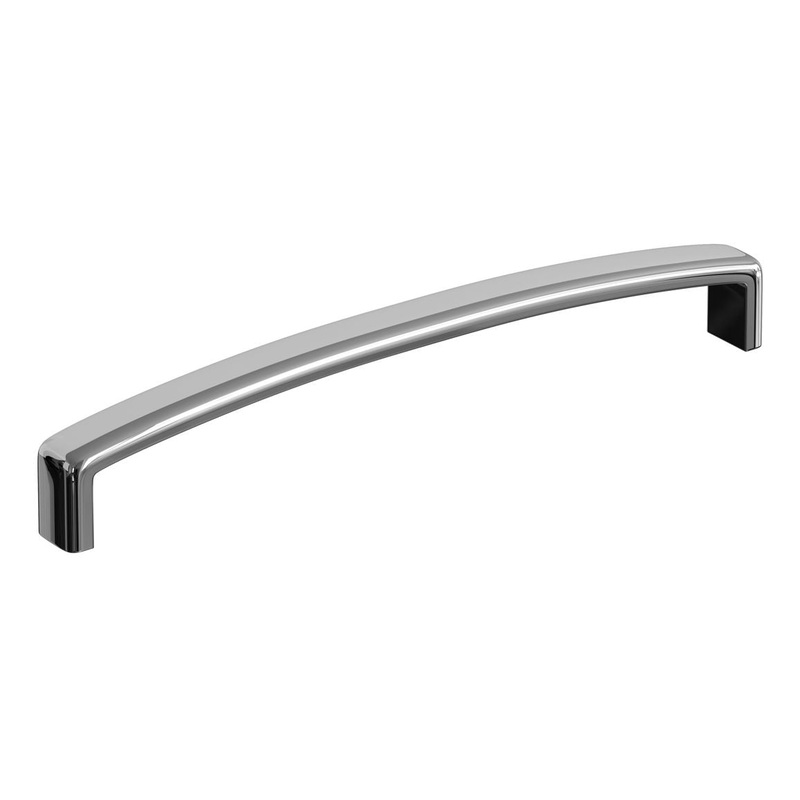 170mm Chunky D-Shape Handle|Chrome|Matt Black|Brushed Brass