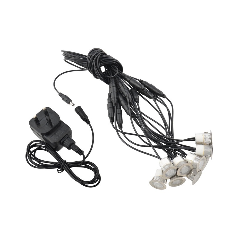 Electralite 10 LED Plinth Decking Kit 30mm