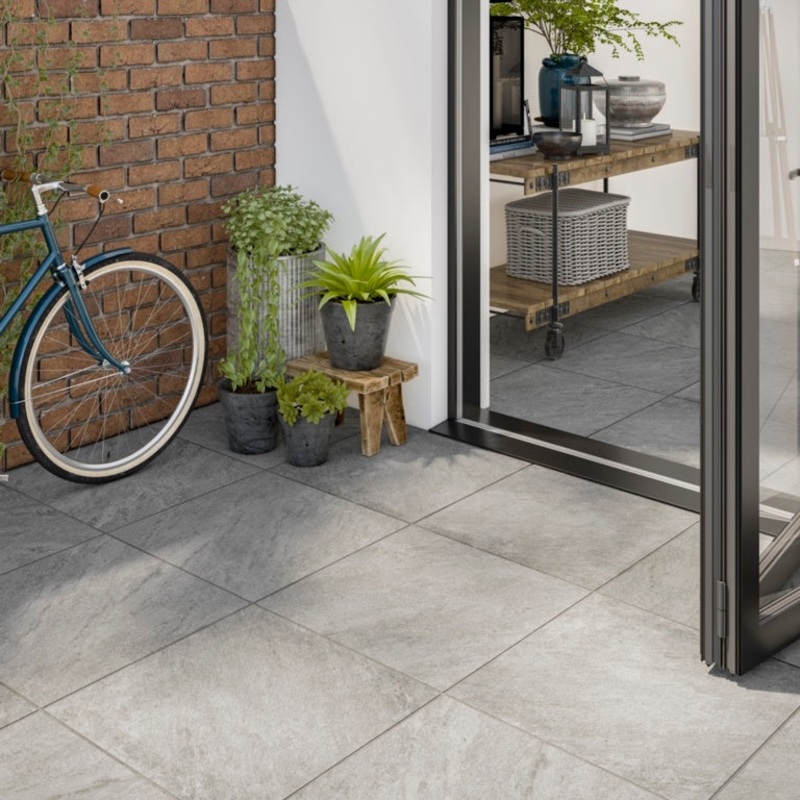 Verona Westbury Grey Outdoor Tile  600 x 600 x 20mm | 0.72m