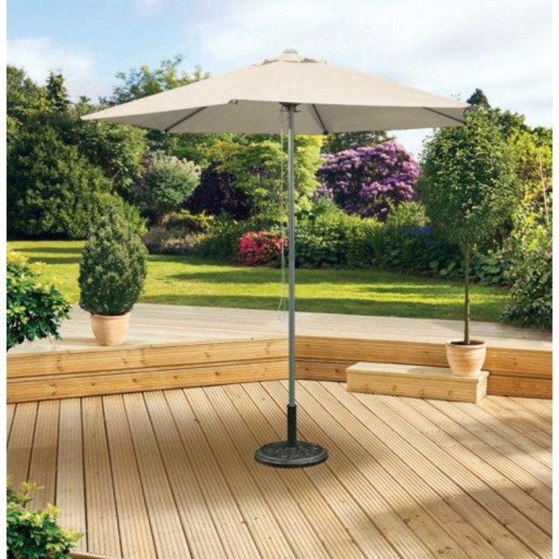 Pagoda Aluminium Push Up Parasol