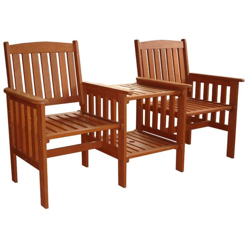 Pagoda Buckingham Wooden Companion Set 2 seater