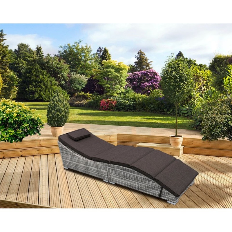 Pagoda Portofino Folding Sunlounger