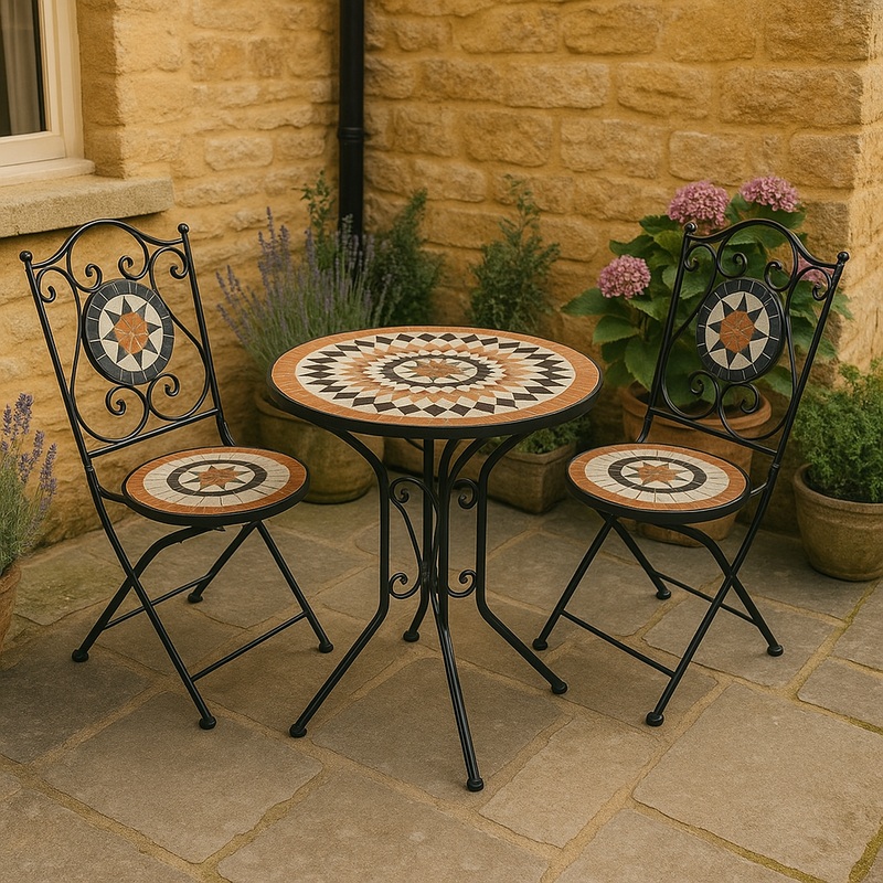 SupaGarden Mosaic Bistro Set