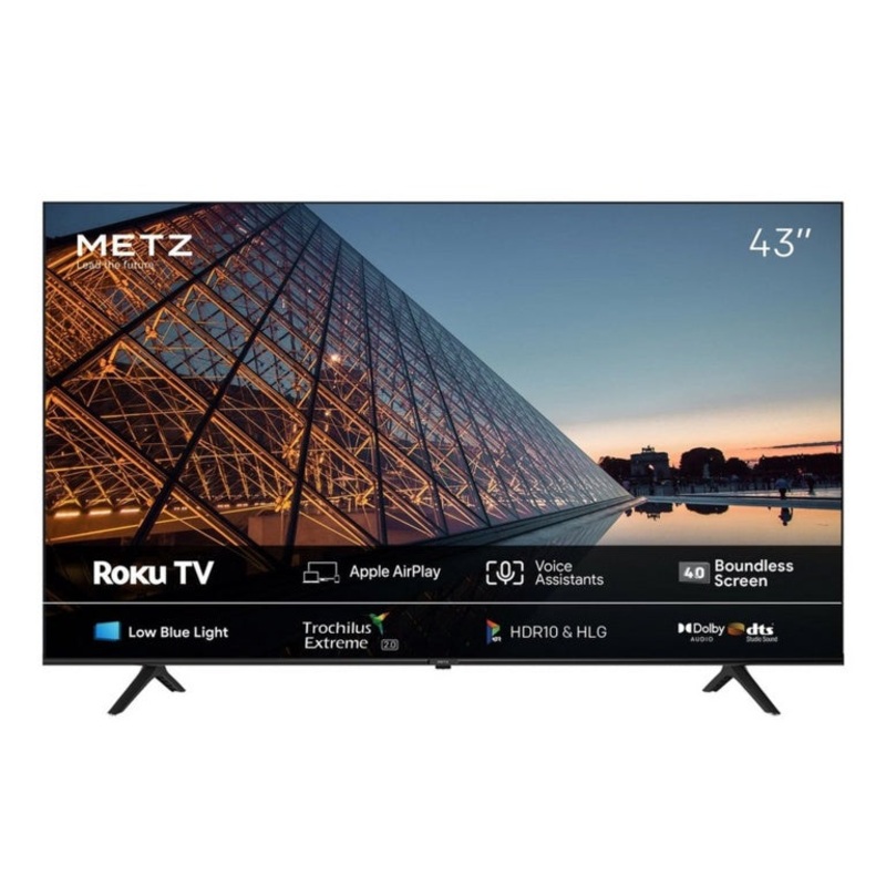Metz 4k Ultra Hd Hdr Smart Tv Roku 43