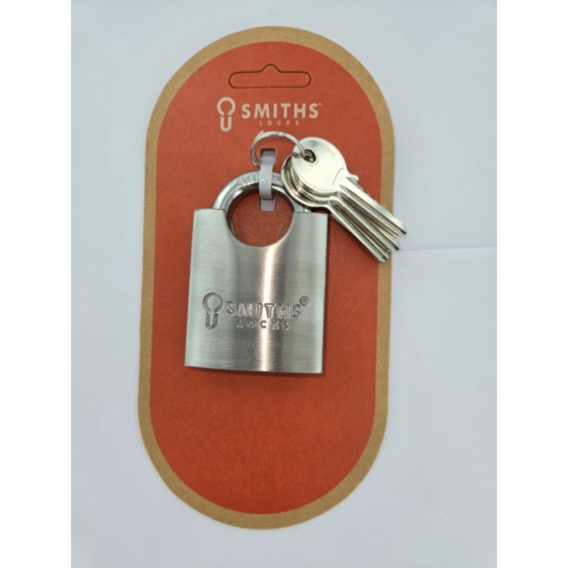 Smiths Locks Stainless Steel Padlock Close Shackle 50mm