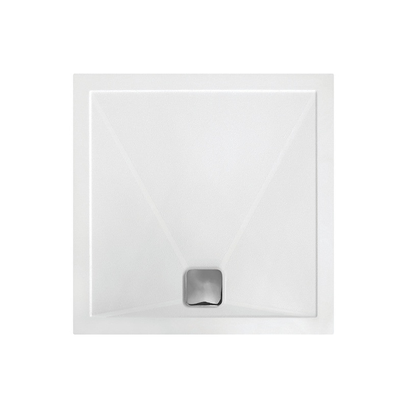 25mm Anti-Slip Ultra-Slim Square Tray & Waste