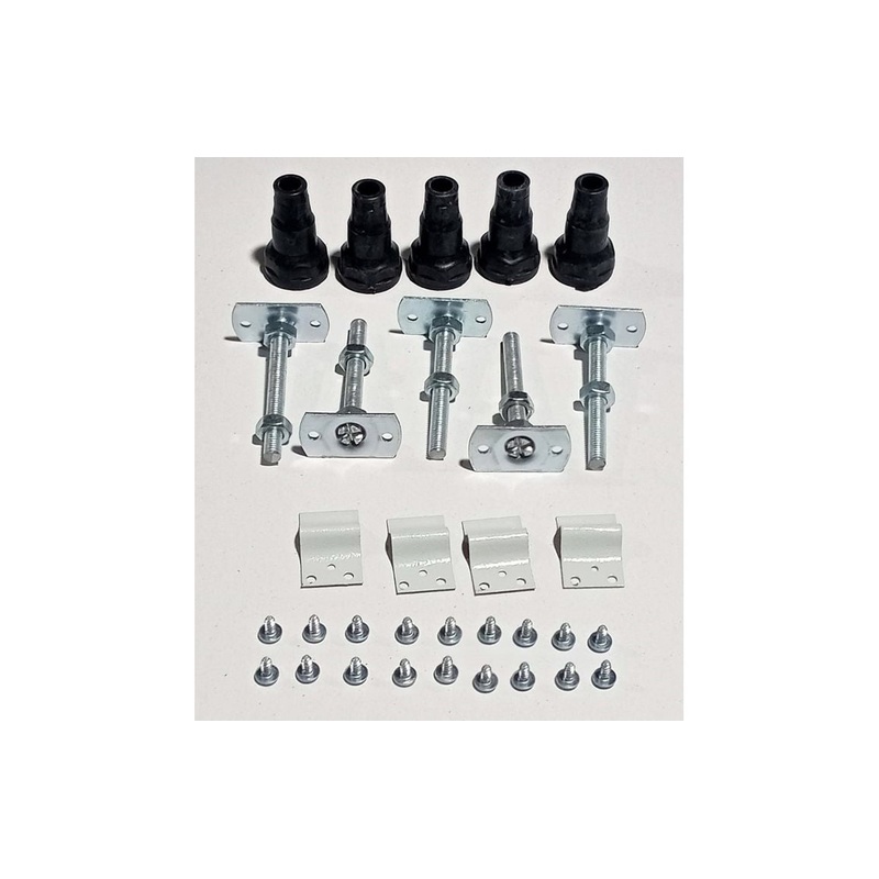 45mm Low Profile Offset & Quadrant Riser Set – White