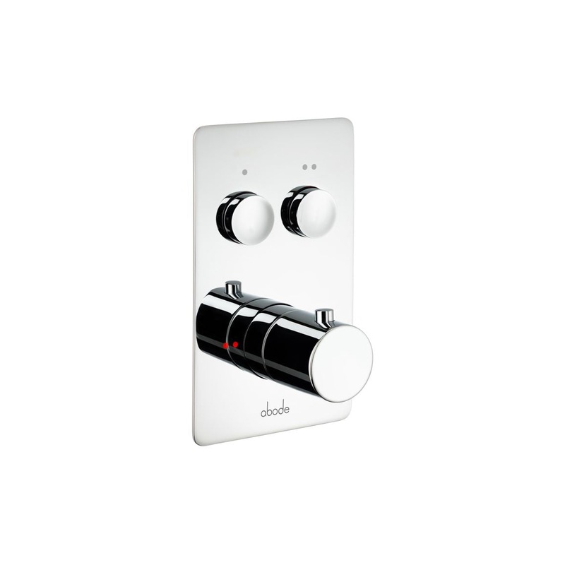 Abode Uno Concealed Push Button Shower (2 Exit) – Chrome